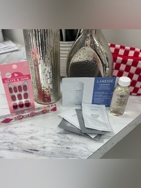 Beauty Bundle including Benefit Brow, Olive & June. New in Box